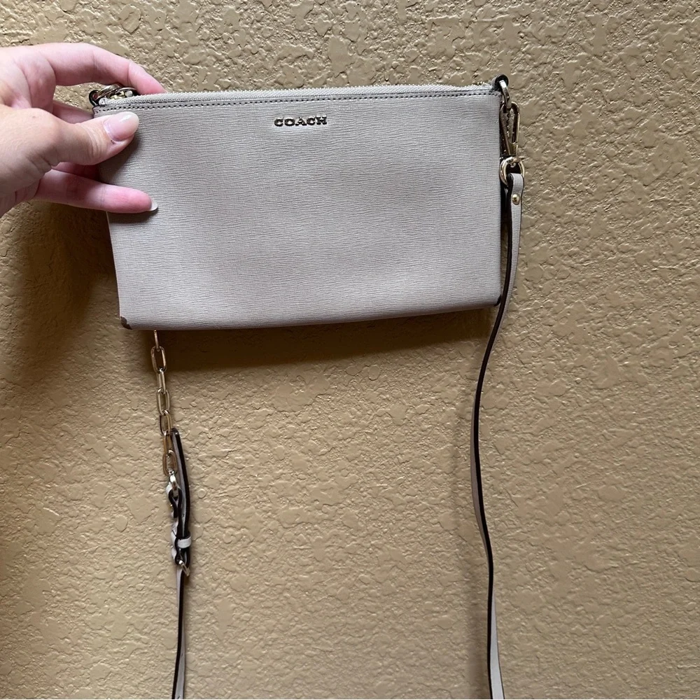 Coach Tan Small Crossbody Wallet - Picture 3 of 7